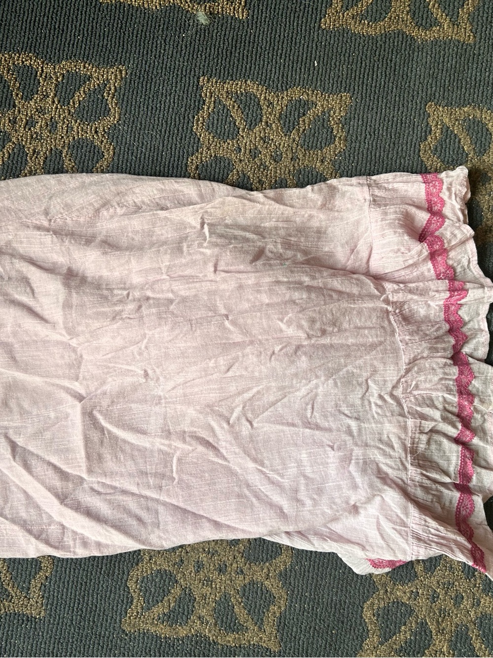 Free People Pale Pink Lace-Trim Slip Dress - Picture 9 of 11